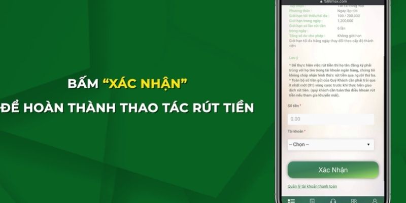 Tiến hành nhấp “Xác nhận” nếu không phát hiện lỗi khác